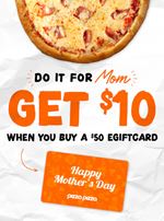 Get a $10 eGift Card, when you buy a $50+ eGift Card