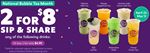 National Bubble Tea Month: 2 for $8 at Chatime