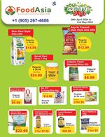 FoodAsia Weekly Flyer from April 26th to May 2nd, 2024