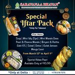 Enjoy special Iftar pack for just $10.99 at Saravanaa Bhavan Delta