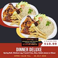 Dinner Deluxe for $19.99 at Angeethi Asli Dhaba 