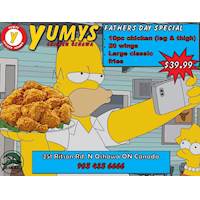 Father’s Day Special at yumys chicken Oshawa