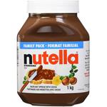 Nutella Hazelnut Chocolate Spread, Perfect Topping for Pancakes, Bulk 1 Kilogram Jar for $6.12 (regularly $10.99)