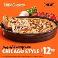 Chicago Style pizza for only $12.99 at Little Caesars