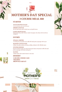 Mother's Day Special 3 Course meal at Legend Of Fazio's