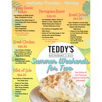 Summer Weekends for Two at Teddy's Restaurant & Deli