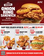 KFC Ontario Exclusive Coupons, Flyers, and Deals 2024