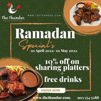 Ramadan Specials at The Thandur