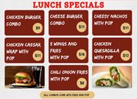 Lunch Specials at Amazing Wings Guys
