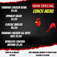 Lunch Special at The Thandur Restaurant