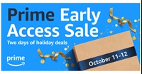 Amazon Prime Early Access Sale October 11-12