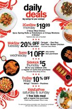 Wok Box Daily Deals and Specials 2024