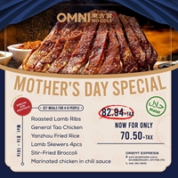 Mother's Day Special at Orient Express Scarborough Location Only