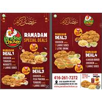 Ramadan Special Deals at Paradise Chicken Scarborough
