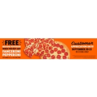 Get a free Medium Classic Pepperoni pizza when you buy any Fanceroni Pepperoni pizza at Little Caesars