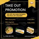 Take out Promotion at Wok of Fame