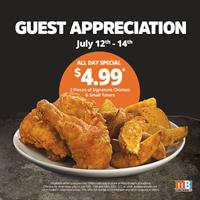 Guest Appreciation: Enjoy 2 pieces of Signature Chicken + Small Taters for ONLY 4.99 at Mary Brown's Woodbine 