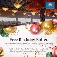 Free Birthday Buffet at Wok of Fame 