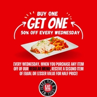 Buy One Get One 50% Off at My Place Bar & Grill