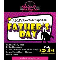 Fathers day pre-order special at Melanie Pringles 