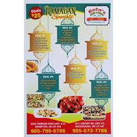 Ramadan Specials at Baba's Pizza & Wings