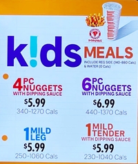 Popeye's Canada Kid's Meal Deal 2022