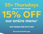 55+ Appreciation: get 15% off on Thursdays at Denny's