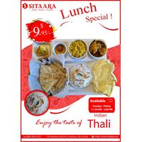 Lunch Special at Sitaara Restaurant