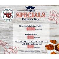 Father's Day Specials at Yogi's Lobster Bar & Grill